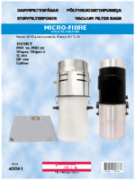 hanestroem Dammsugarpåsar Hanestrom Husky Pro 10, W-653 3P