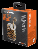 GadgetMonster True Wireless-hörlurar med tigermotiv GadgetMonster True Wireless-hörlurar med tigermotiv