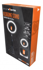 Gadgetmonster Vlogging Kit - Komplett Vlogg-kit med LED-ringbelysning och golvstativ