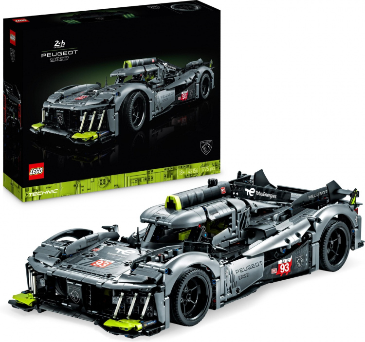 LEGO Technic 42156 - PEUGEOT 9X8 24H Le Mans Hybrid Hypercar