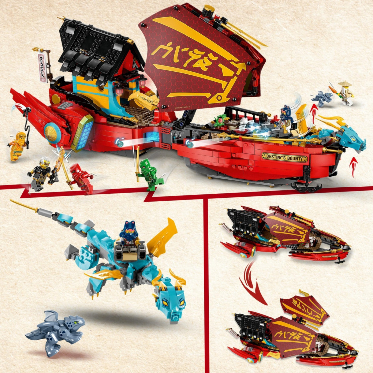 LEGO Ninjago 71797 - Ödets gåva – kamp mot klockan