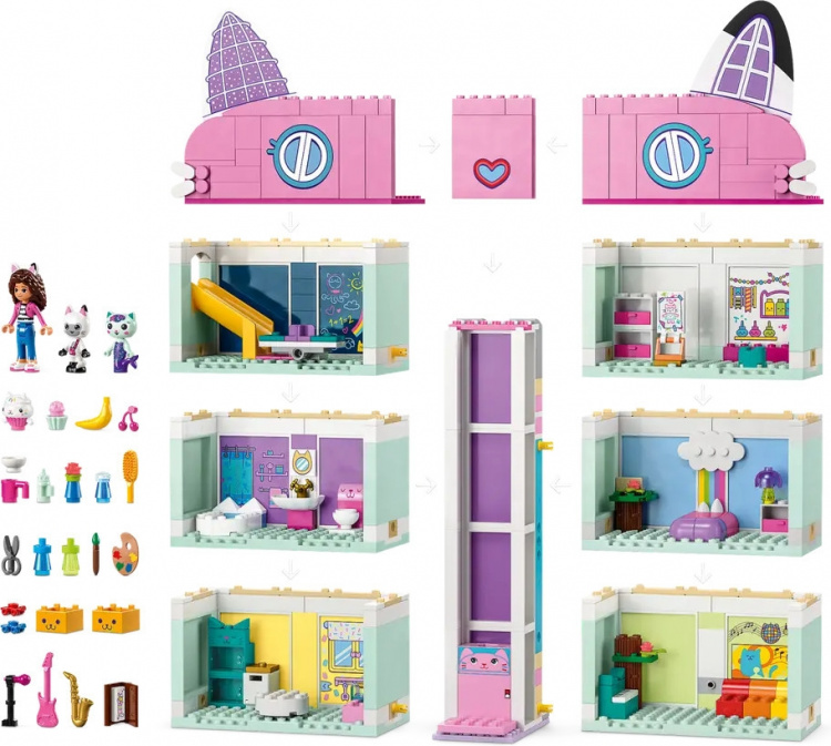 LEGO Gabbys Dollhouse 10788 - Gabbys dockskåp