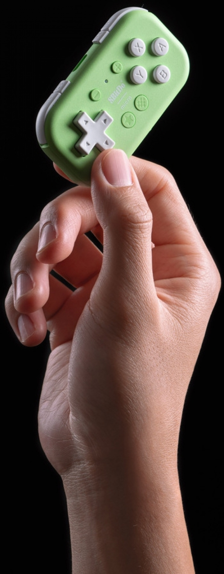8BitDo Micro Bluetooth Gamepad, Grön, Switch / Android / Raspberry Pi
