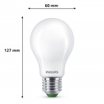 Philips LED E27 Normal 2,3W (40W) Frostad 485lm 2700K Energiklass A Philips LED E27 Normal 2,3W (40W) Frostad 485lm 2700K Energiklass A