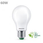 Philips LED E27 Normal 4W (60W) Frostad 840lm 2700K Energiklass A