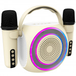 Celly Partymic2 Trådlös högtalare RGB + 2 trådl. mikrofoner Celly Partymic2 Trådlös högtalare RGB + 2 trådl. mikrofoner