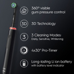 Oral B Eltandborste Pro3 Black + Extra Refill