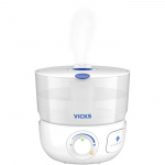 Vicks Top Fill Ultrasonic Humidifier with 2x Scent Pad Heater VUL585E4