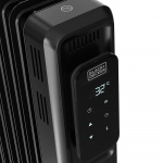 BLACK+DECKER Oljeelement Digital 2000W Svart