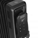 BLACK+DECKER Oljeelement Digital 2500W Svart