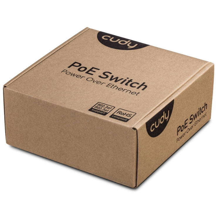 CUDY Switch GS1005P 5-port Gigabit PoE+ 60W