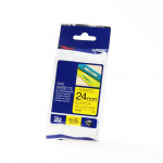 Brother Tape TZE-651 24mm Svart på Gul Brother Tape TZE-651 24mm Svart på Gul