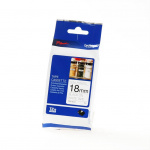 Brother Tape TZE-N241 18mm Svart på Vit