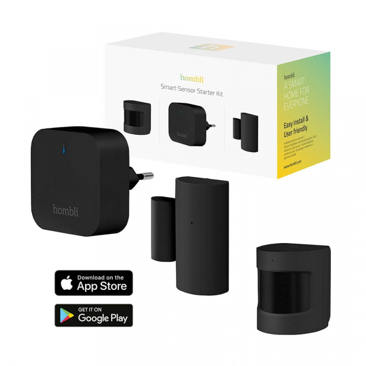 Hombli Smart Bluetooth Sensor Start Kit Svart Hombli Smart Bluetooth Sensor Start Kit Svart