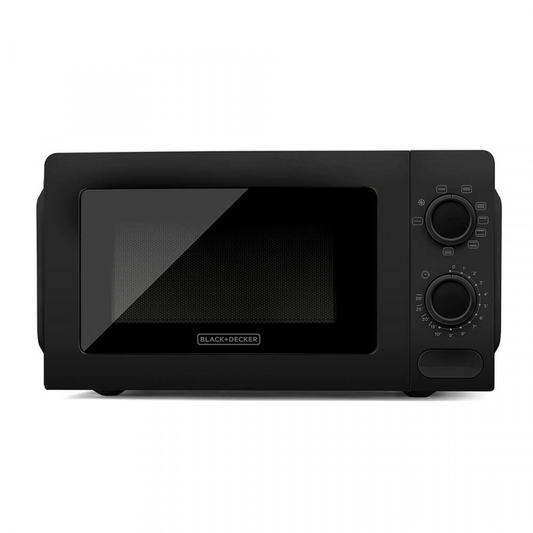 BLACK+DECKER Mikrovågsugn med Grillfunktion Svart