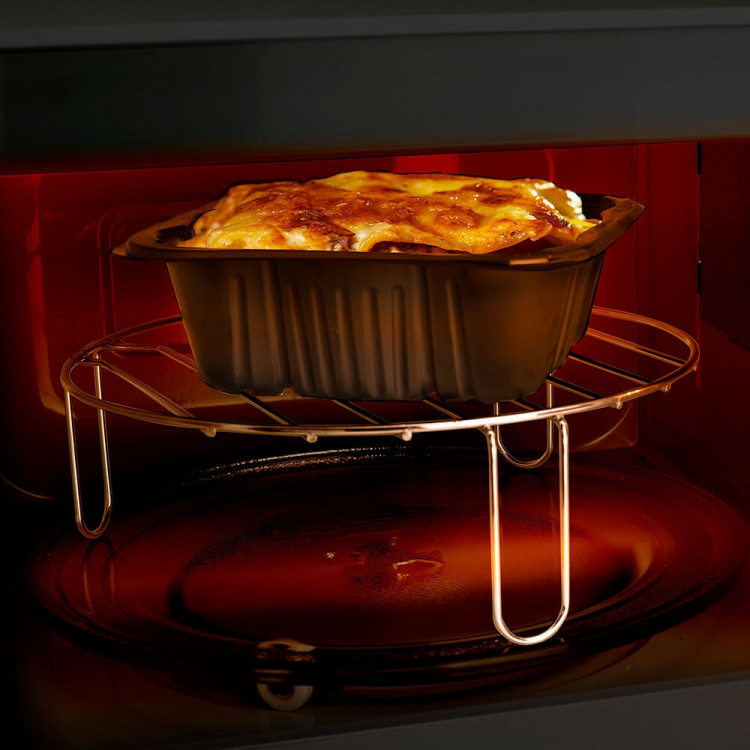 BLACK+DECKER Mikrovågsugn med Grillfunktion Svart