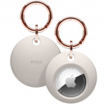 Elago Fodral med Nyckelring för AirTag Ljusgrå Elago Fodral med Nyckelring för AirTag Ljusgrå