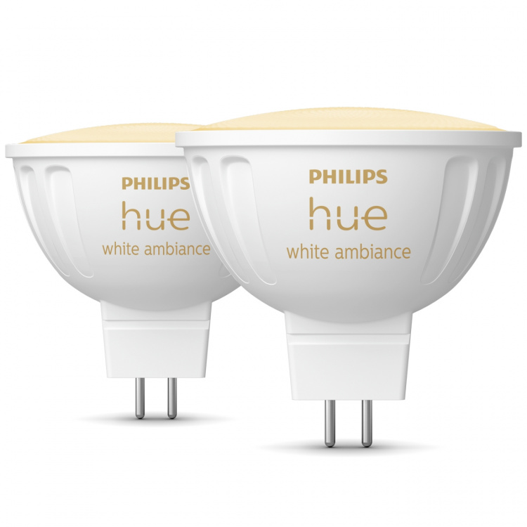 Philips Hue White Ambiance GU5.3 MR16 12V 400lm 2-pack Philips Hue White Ambiance GU5.3 MR16 12V 400lm 2-pack