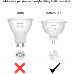 Philips Hue White Ambiance GU5.3 MR16 12V 400lm 2-pack Philips Hue White Ambiance GU5.3 MR16 12V 400lm 2-pack