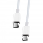 Maxlife MXUC-05 laddkabel USB-C - USB-C 2,0 m 100W, Vit