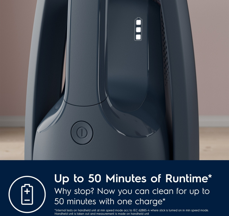 Electrolux Clean 500 ES52CB21DB Skaftdammsugare, Blå