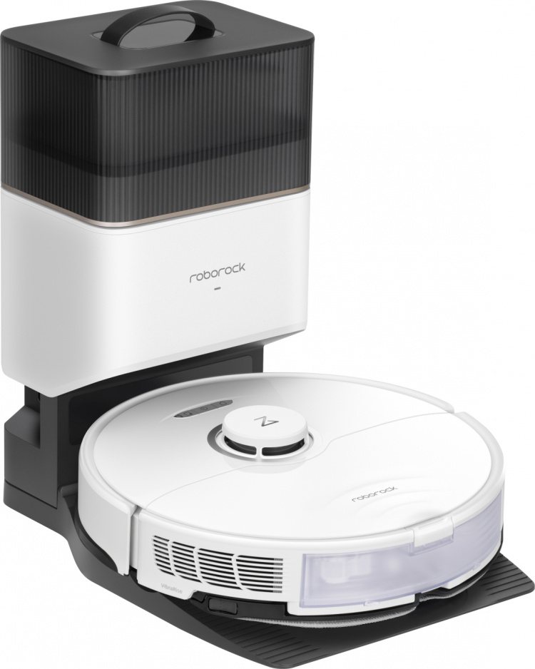 Roborock S8+ robotdammsugare, vit