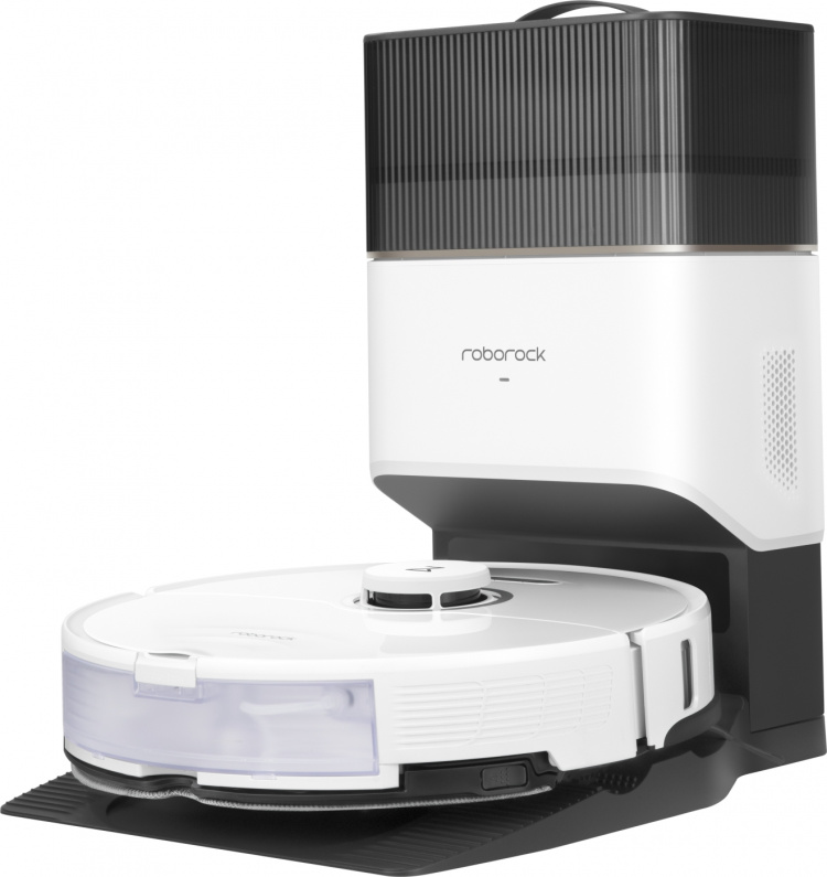 Roborock S8+ robotdammsugare, vit