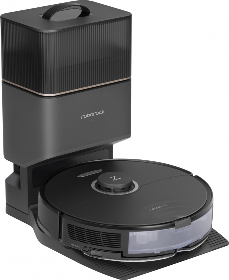 Roborock S8+ robotdammsugare, svart