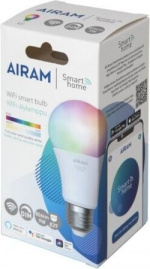 Airam SmartHome Smart-lampa, E27, opal, 806 lm, RGBW, WiFi Airam SmartHome Smart-lampa, E27, opal, 806 lm, RGBW, WiFi