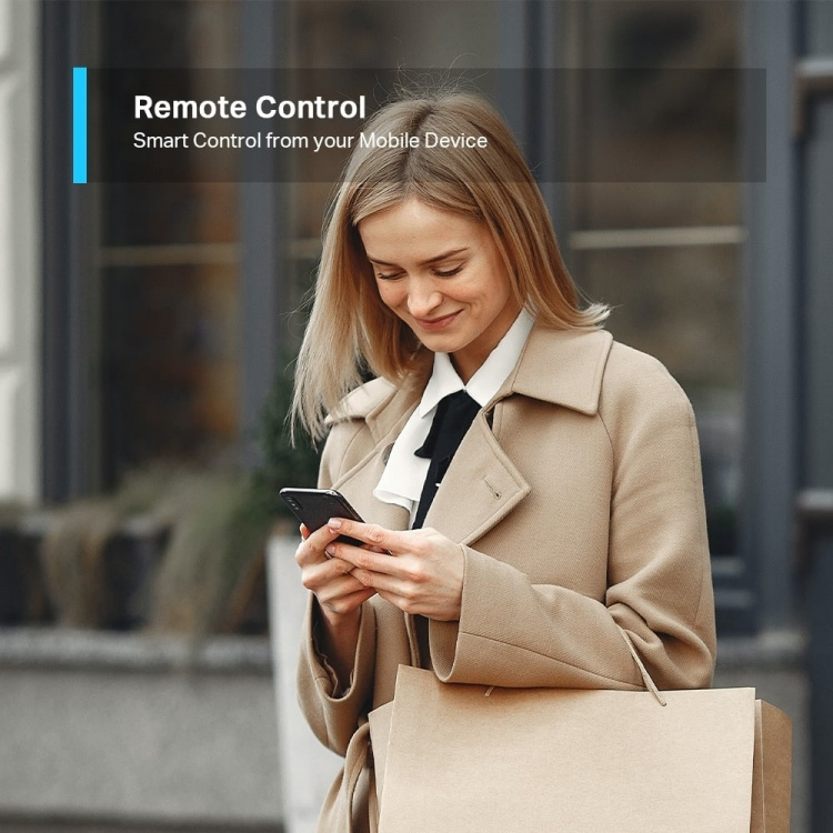 TP-LINK Tapo P115 Fjärrstyrt uttag med strömförbrukningsmätning TP-LINK Tapo P115 Fjärrstyrt uttag med strömförbrukningsmätning