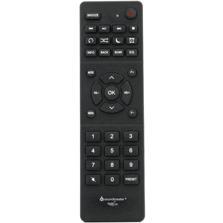 Soundmaster Förstärkare Stereo Radio Internet/DAB+/FM CD Bluetooth App ICD4350SW Svart