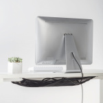 LogiLink Kabelnät för skrivbord 69x34 cm Svart