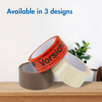 LogiLink Packtejp Tyst 48 mm x 66 m Brun 6-pack