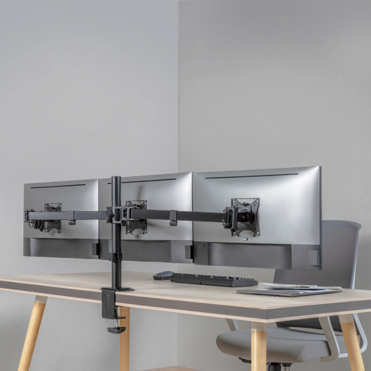 LogiLink Monitorarm trippel 17-27