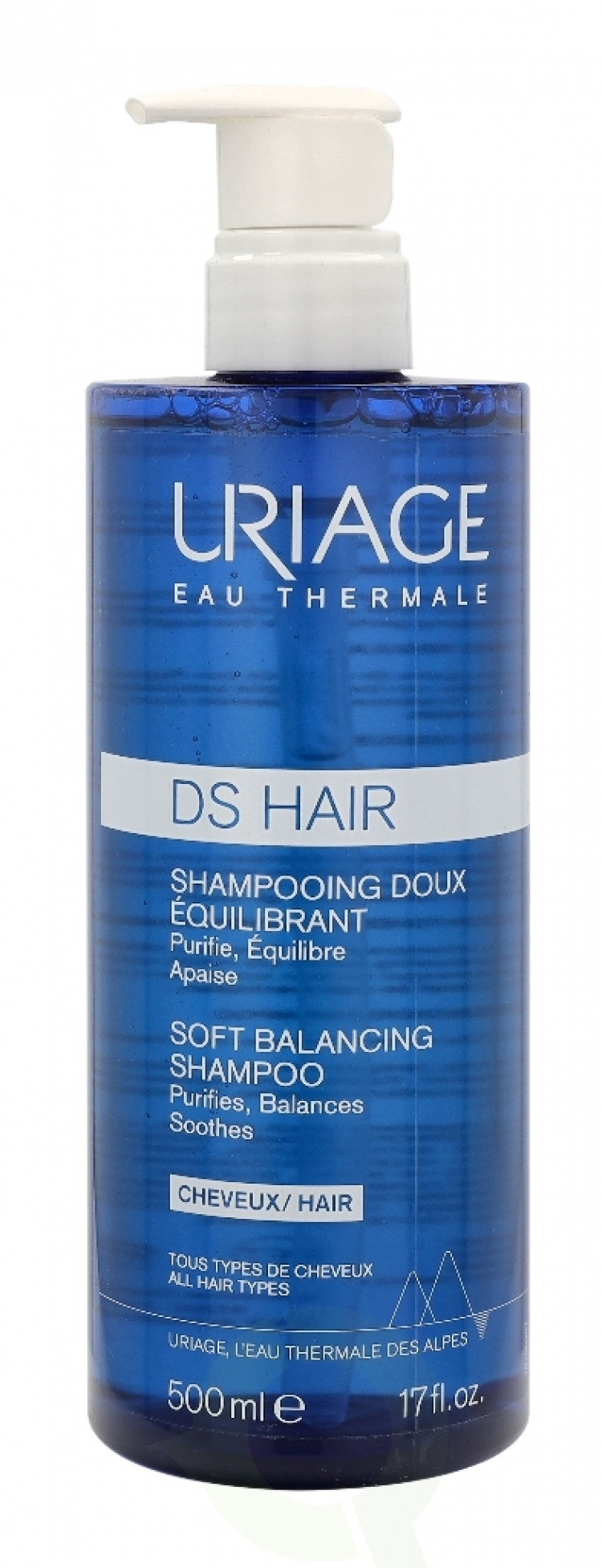 Uriage DS Hair Soft Balancing Shampoo 500 ml