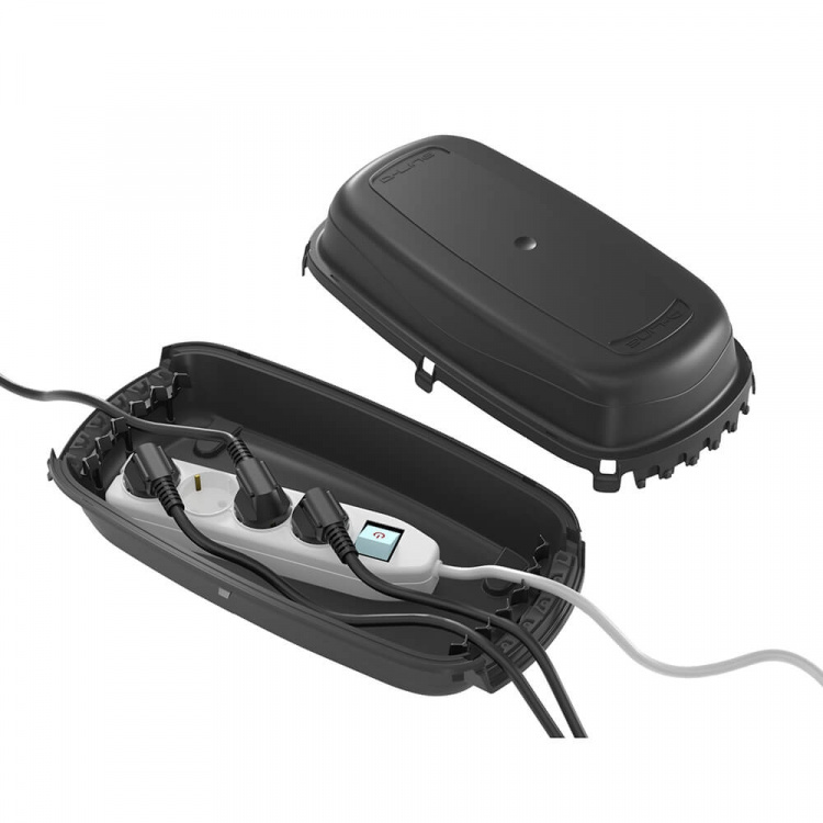 D-LINE Skyddsbox för grenuttag för utomhusbruk svart