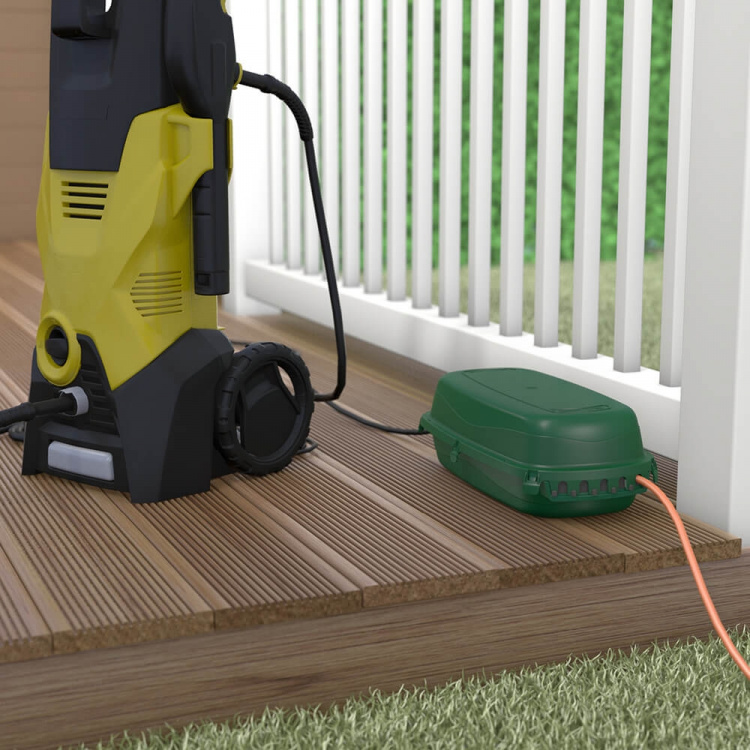 D-LINE Skyddsbox för grenuttag för utomhusbruk grön D-LINE Skyddsbox för grenuttag för utomhusbruk grön