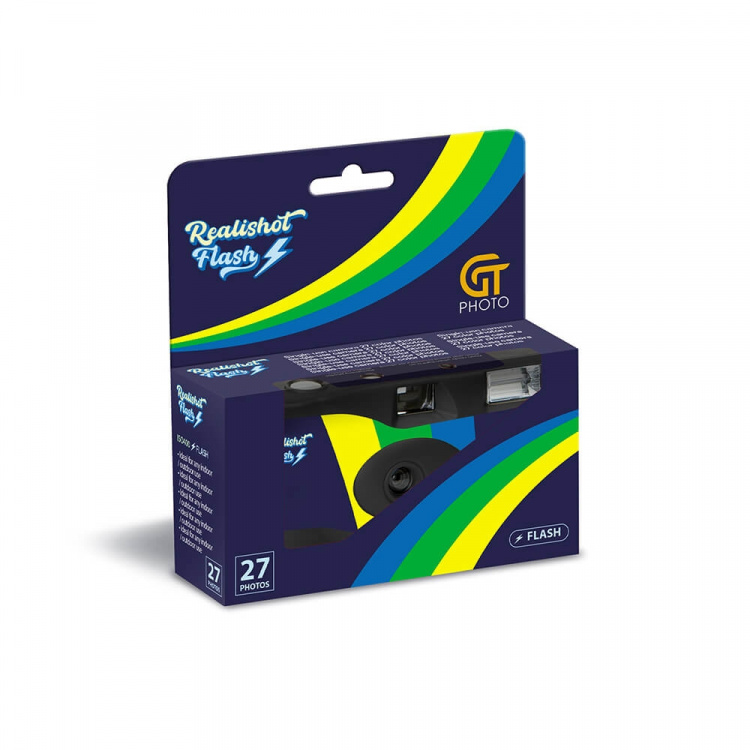 GT COMPANY Engångskamera med Blixt, 27 Exponeringar