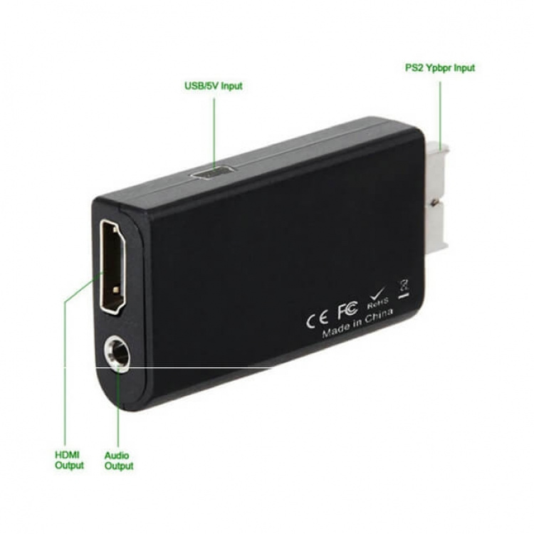 Raptor Adapter HDMI till PS2 Raptor Adapter HDMI till PS2