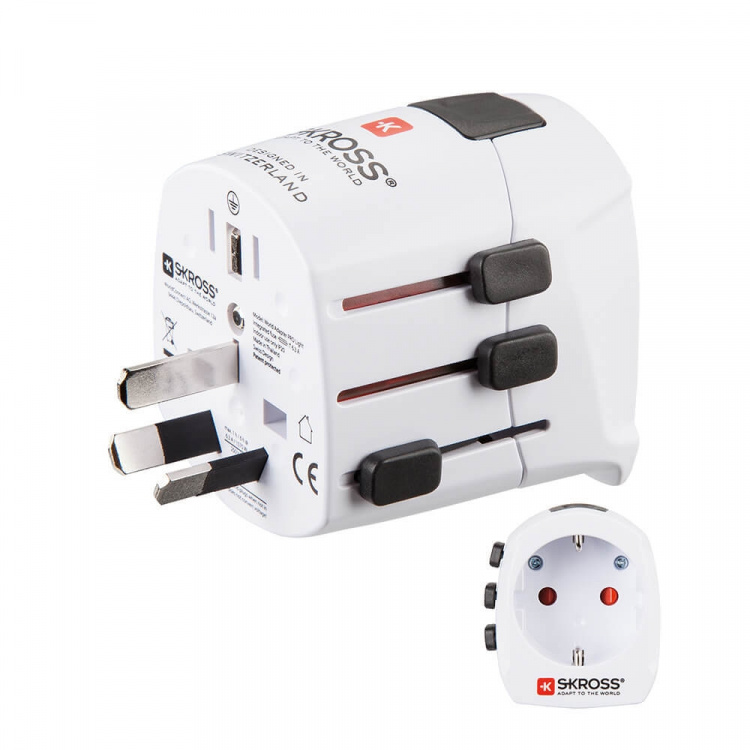 Hama Reseadapter Världen Pro Light 3-stift Hama Reseadapter Världen Pro Light 3-stift