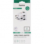 Hama Reseadapter Världen Pro Light 3-stift Hama Reseadapter Världen Pro Light 3-stift