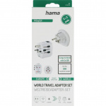 Hama Reseadapter Världen Pro Light USB 3-stift