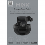 MIXX Hörlur Solo 1 In-Ear TWS Svart