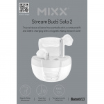 MIXX Hörlur Solo 2 In-Ear TWS Vit MIXX Hörlur Solo 2 In-Ear TWS Vit