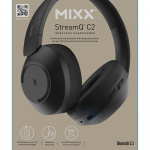 MIXX Hörlur C2 Over-Ear Trådlös Svart MIXX Hörlur C2 Over-Ear Trådlös Svart