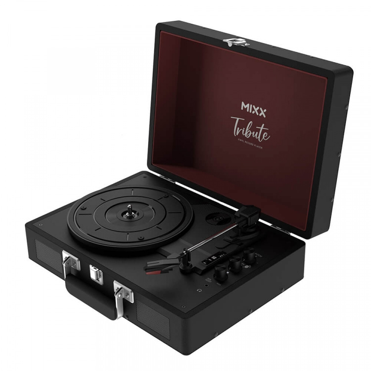MIXX Vinylskivspelare Tribute Stereo Svart