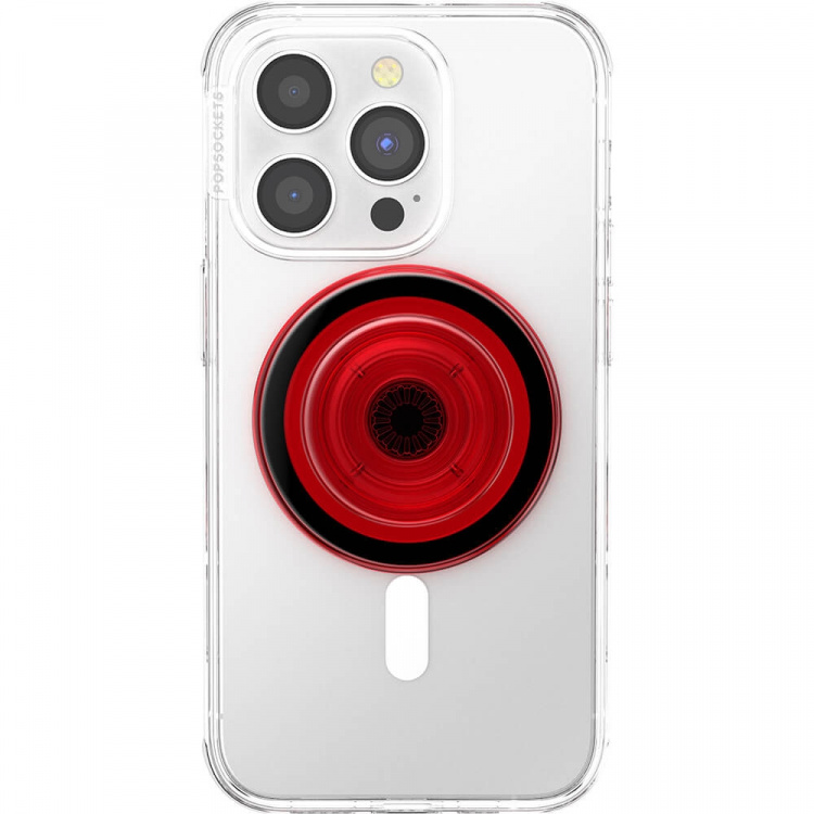 PopSockets PopGrip för Magsafe Danger Red Translucent PopSockets PopGrip för Magsafe Danger Red Translucent