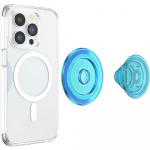 PopSockets PopGrip för Magsafe Electric Blue Translucent