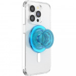 PopSockets PopGrip för Magsafe Electric Blue Translucent