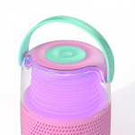 Mobility On Board Högtalare Karaoke Kit Mic LED Rosa